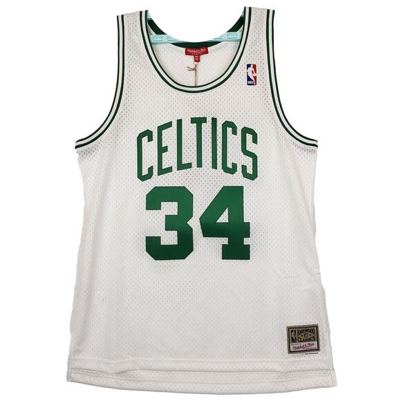 Paul Pierce Boston Celtics Mitchell & Ness NBA XL XLarge Womens Jersey White NWT - Picture 1 of 9